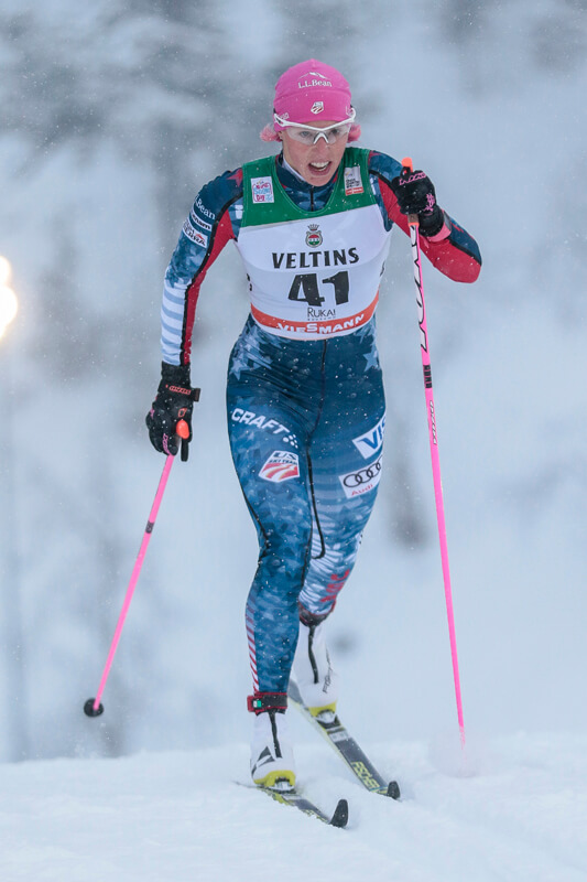 26.11.2016, Ruka, Finland (FIN): Kikkan Randall (USA) - FIS world cup cross-country, individual sprint, Ruka (FIN). www.nordicfocus.com. © Modica/NordicFocus. Every downloaded picture is fee-liable.